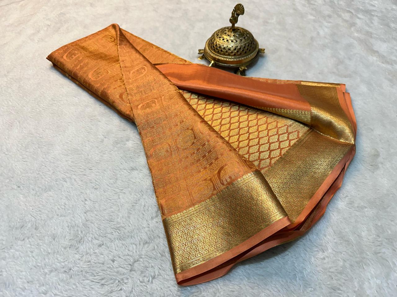 Yellow Color Semi Soft Silk Saree With Rich Pallu
