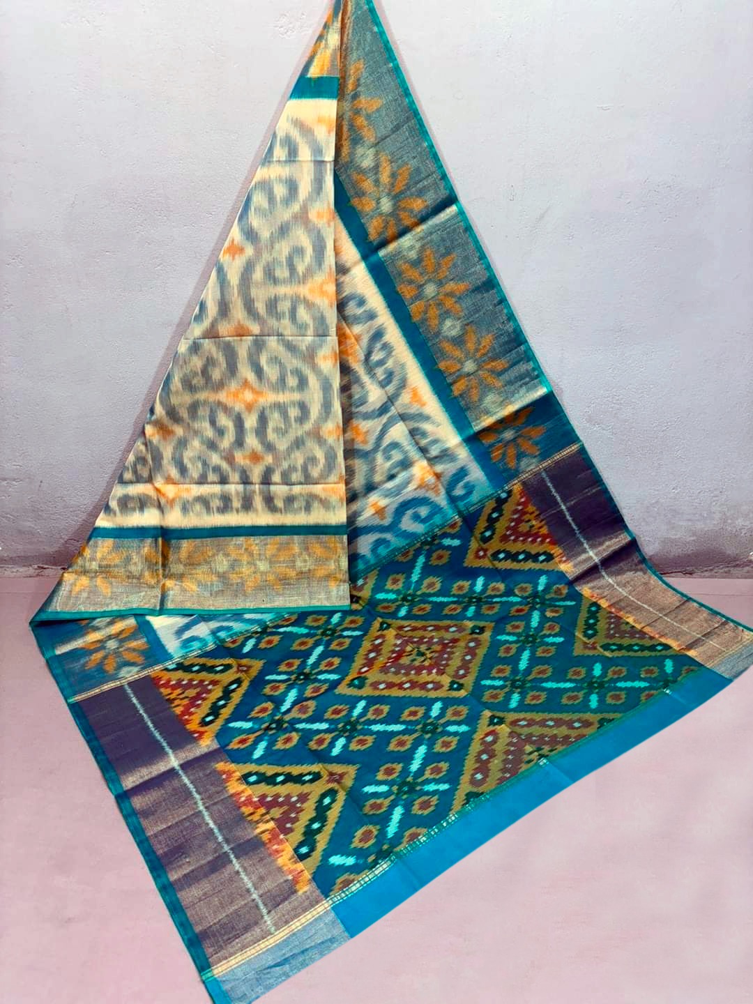 Cheeku Nd Rama Digital Print Soft Dola Silk Saree